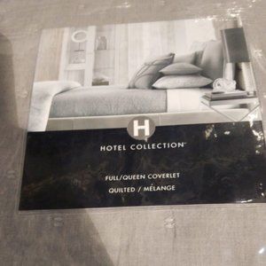 HOTEL COLLECTION ECLIPSE QUILTED FULL/QUN COVERLET